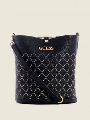 Guess Amara Kadın Tote Çanta Siyah | 76139ARLO
