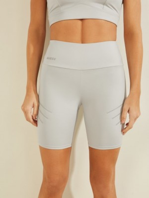 Guess Dalia Bikers Kadın Pantolon Beyaz | 36049XFEJ