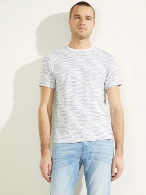 Guess Echo Space Dye Tee Erkek Tişört Renkli | 98724XHWM