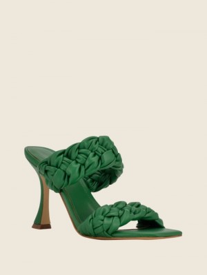 Guess Harlieided Kadın Topuklu Ayakkabılar Yeşil | 98512ILZB