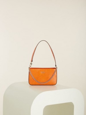 Guess Katey Kadın Omuz Çantası Turuncu | 37591EMNX