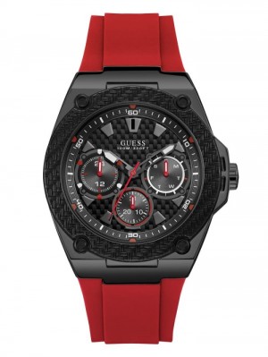 Guess Red and Çok Işlevli Erkek Saat Kırmızı | 95638ZOAY