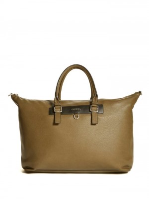 Guess Riviera Duffle Erkek Çanta Yeşil | 41832SMER