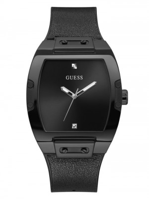 Guess Silikon Barrel Analog Erkek Saat Siyah | 18762LGWZ