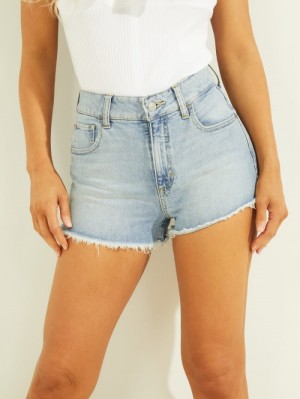 Guess Vintage-Inspired Denim Moms Kadın Pantolon Mavi | 71983DTOC