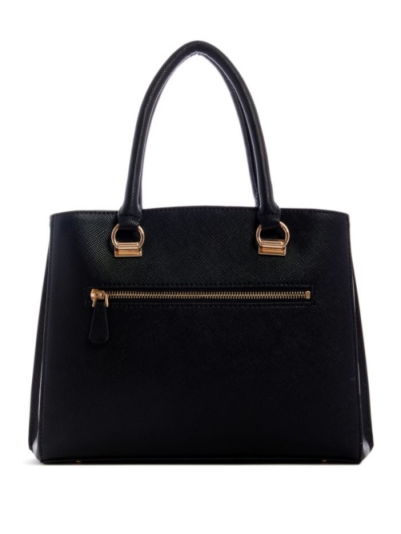 Guess Alexie Girlfriend Kadın Satchel Çanta Siyah | 02735XWPS