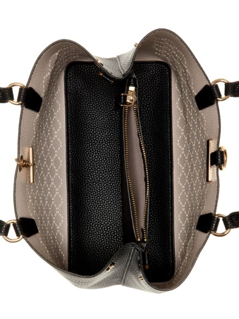 Guess Amara Girlfriend Kadın Satchel Çanta Siyah | 24579KMPN
