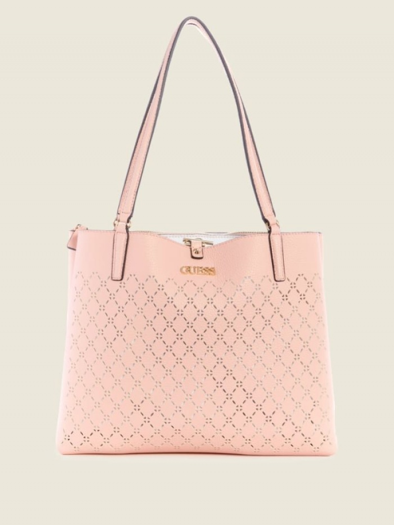 Guess Amara Society Kadın Tote Çanta Mercan | 90341DFQC