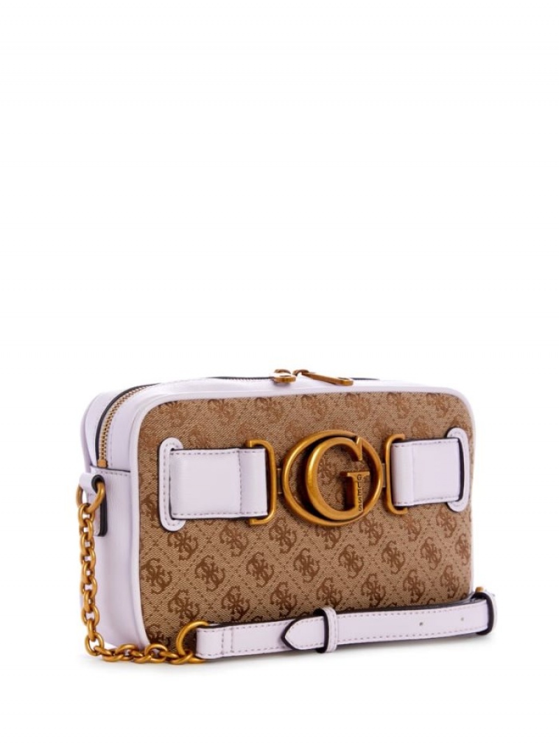 Guess Aviana Camera Kadın Çapraz Askılı Çanta Mor | 48206HCUG