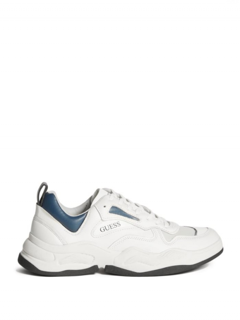 Guess Bassano Dad Erkek Spor Ayakkabı Beyaz | 74521MBWC