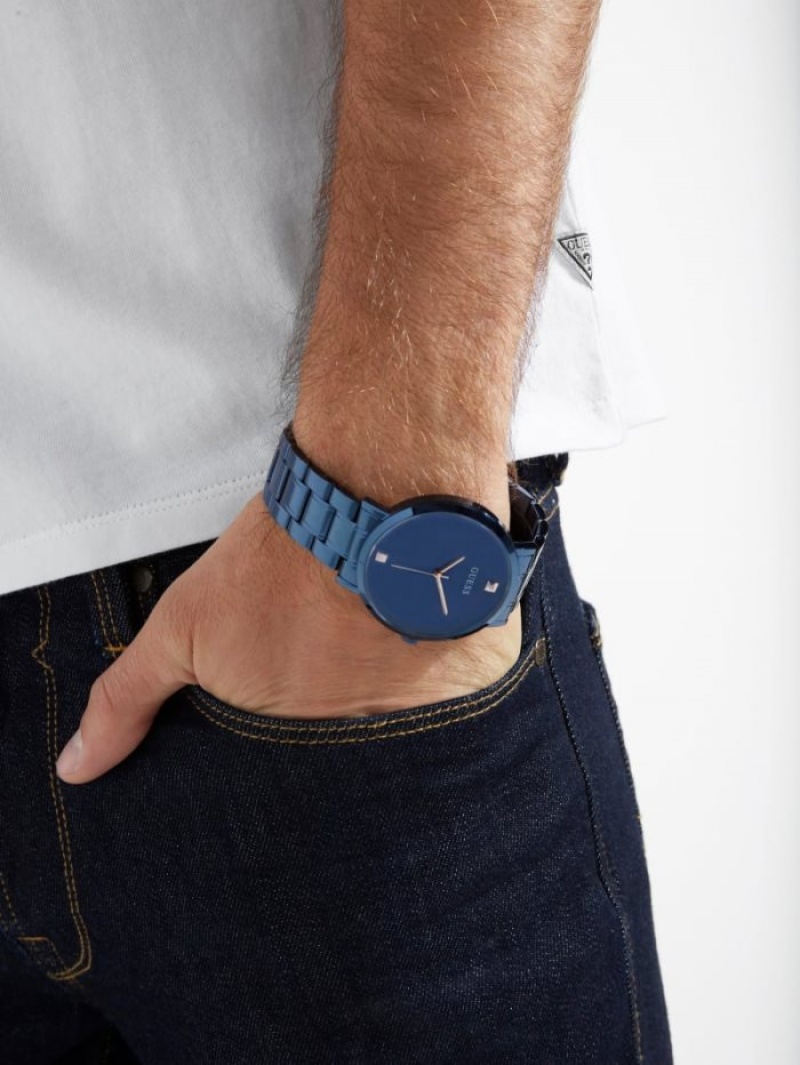 Guess Blue Diamond Analog Kadın Saat Mavi | 16052RUOE