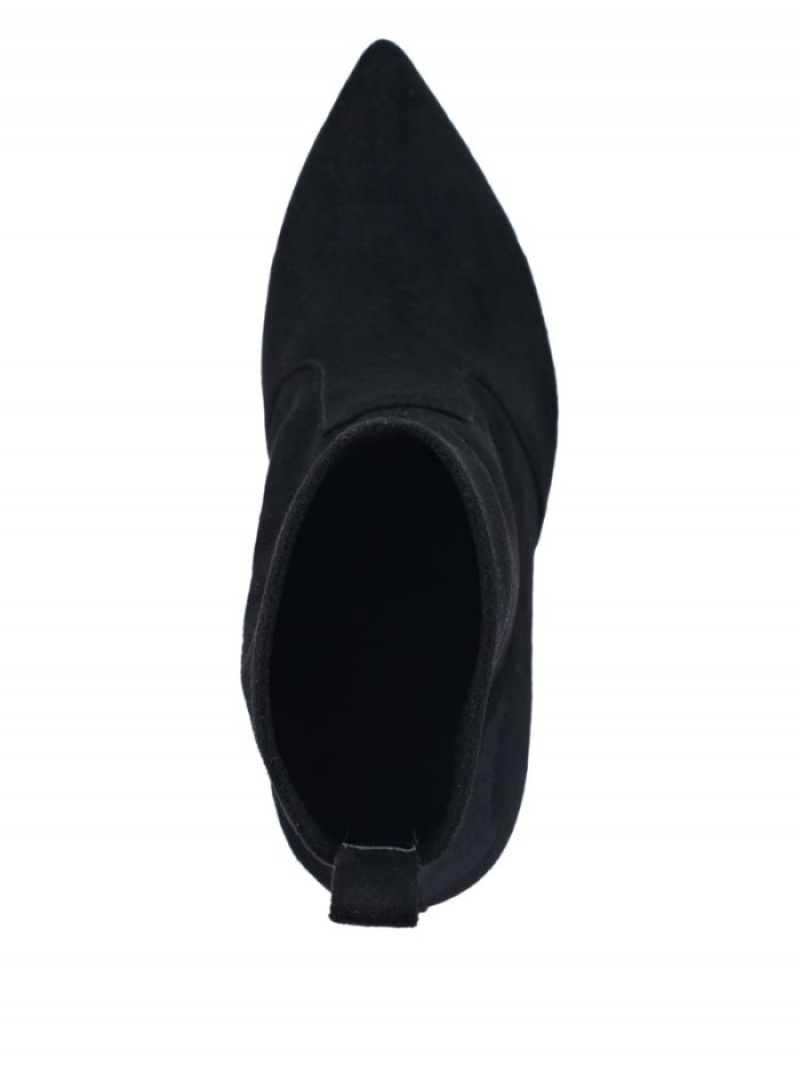 Guess Dafina Faux-Süet Sock Kadın Bot Siyah | 40675EUAD