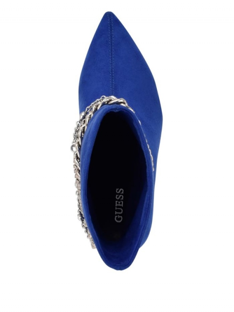Guess Dasilda Chain Kadın Bot Mavi | 94513SGTU