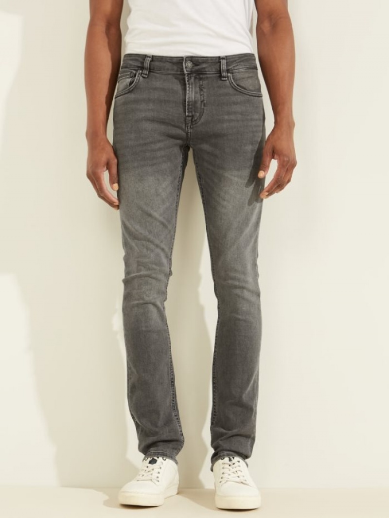 Guess Eco Miami Super Sıska Erkek Pantolon Gri | 79853FDCM