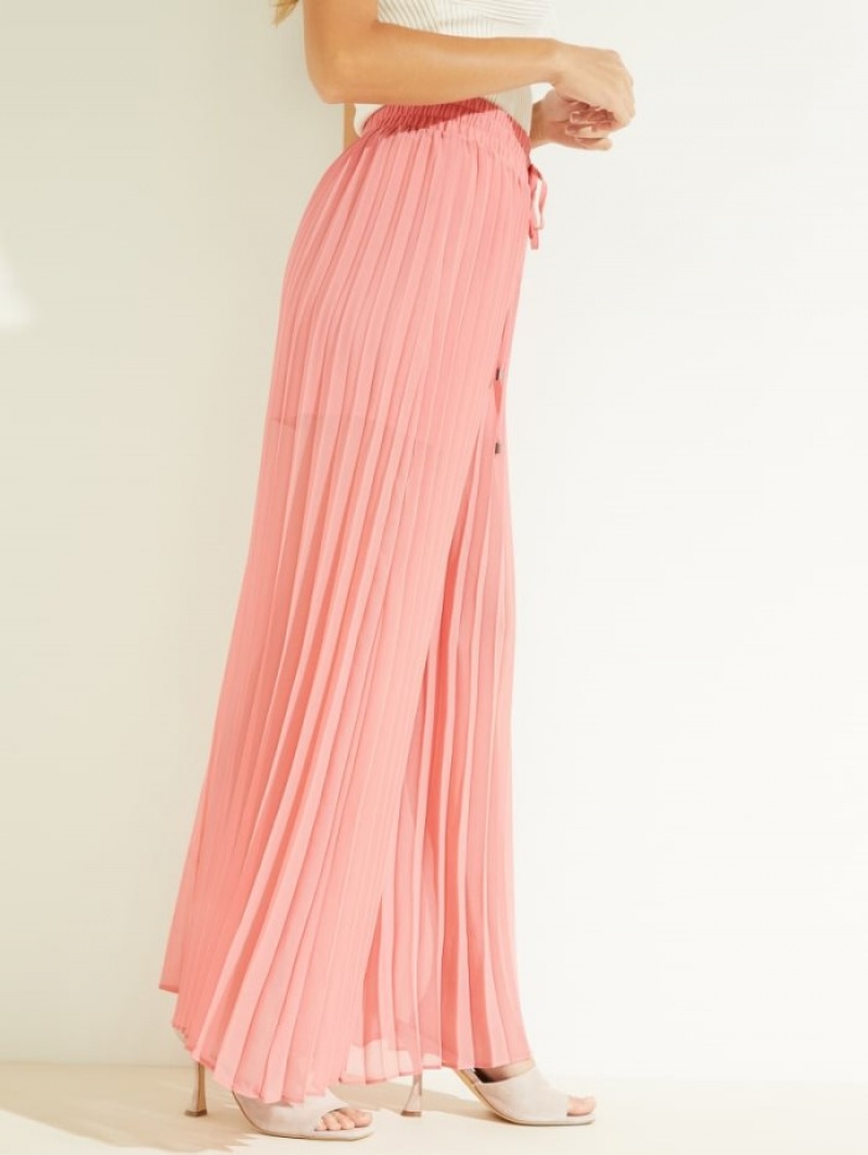 Guess Eco Svevas Kadın Pantolon Pembe | 45906PVDN