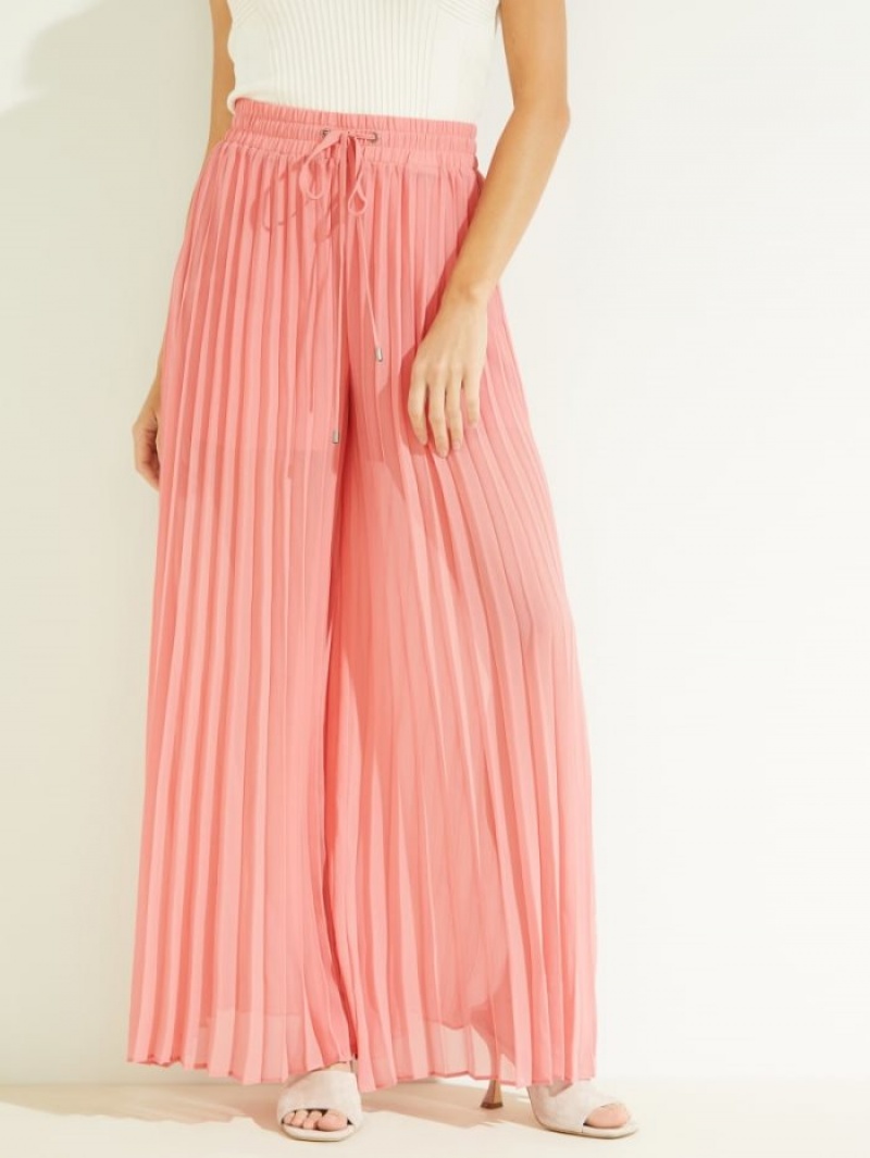 Guess Eco Svevas Kadın Pantolon Pembe | 45906PVDN