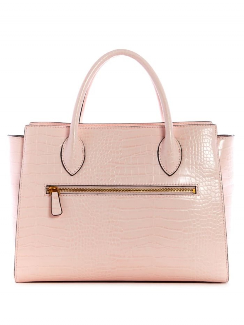 Guess Enisa High Society Kadın Satchel Çanta Pembe | 27149BDVT