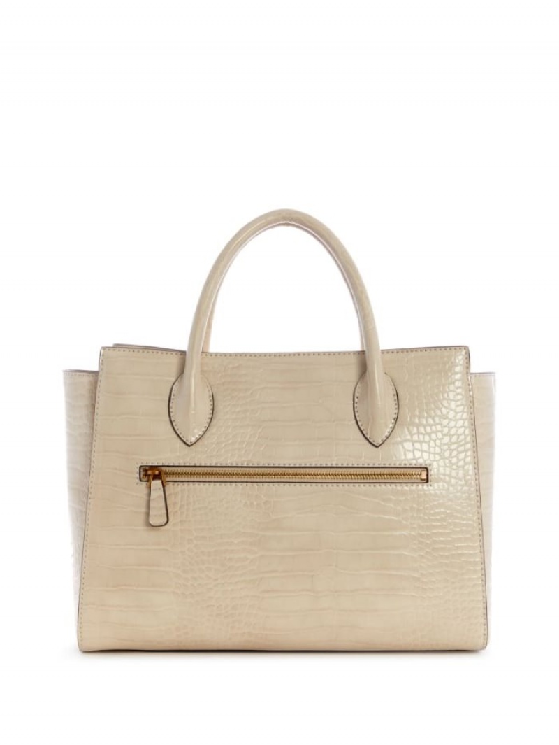 Guess Enisa High Society Kadın Satchel Çanta Kahverengi | 29016BCGX
