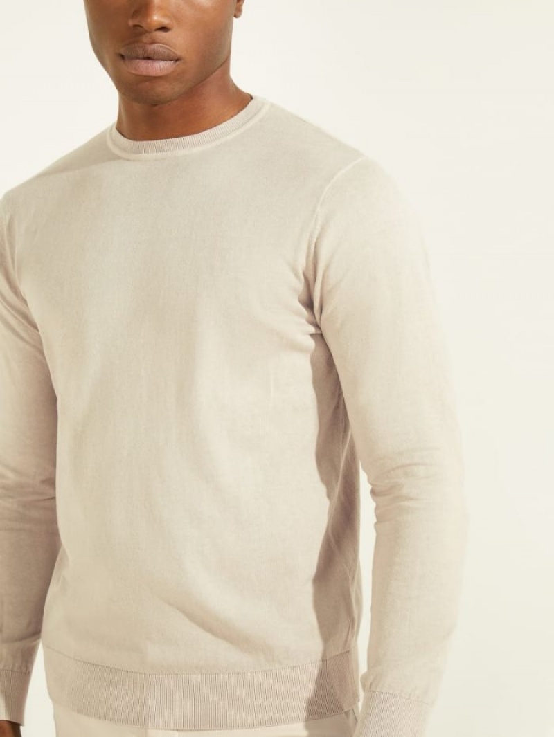 Guess Essential Crewneck Erkek Kazak Gri | 72189FPVE
