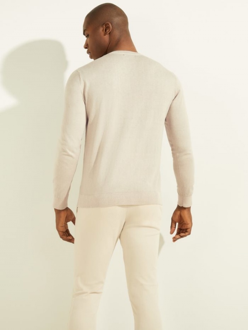 Guess Essential Crewneck Erkek Kazak Gri | 72189FPVE