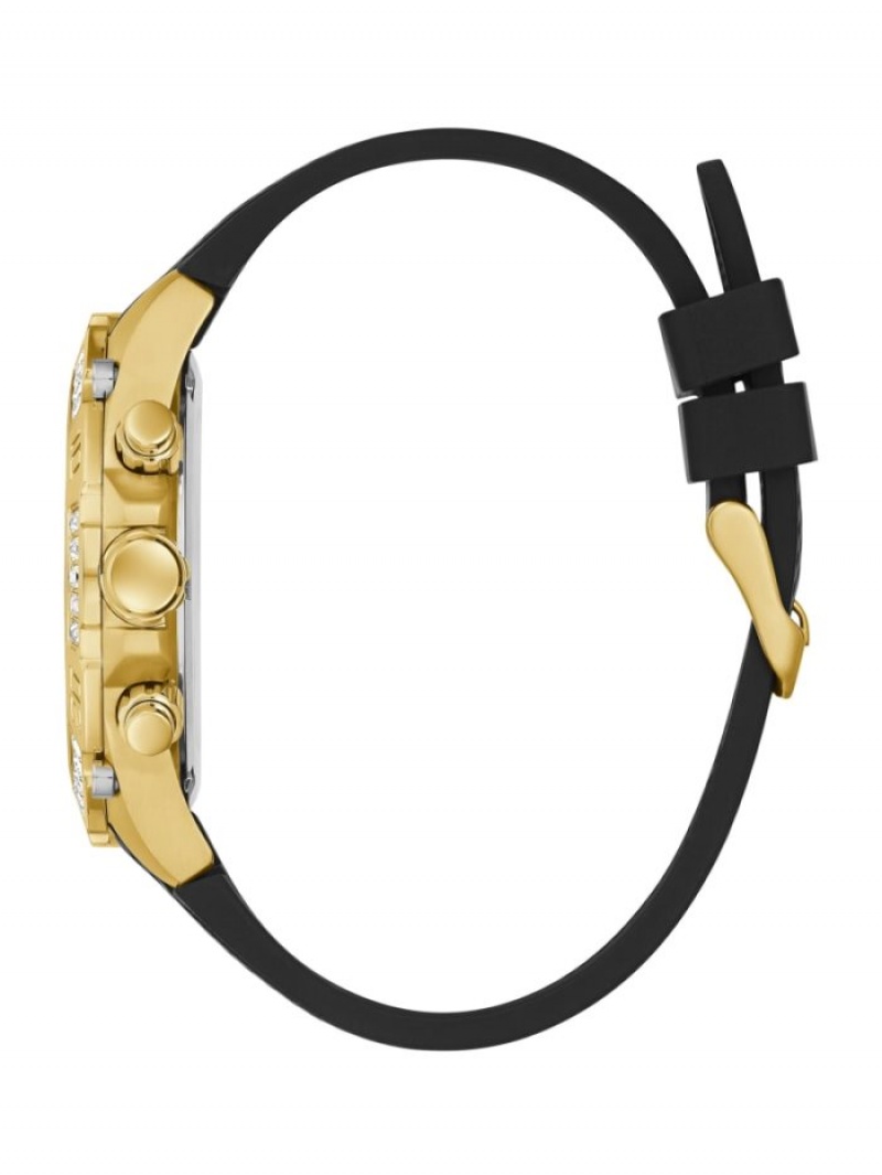 Guess Gold-Tone And Tachymeter Erkek Saat Renkli | 09876PLFH