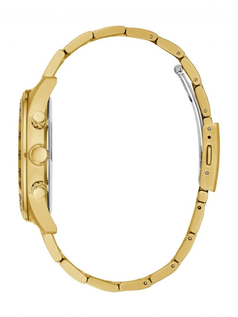 Guess Gold-Tone Erkek Saat Altın | 35719QARO