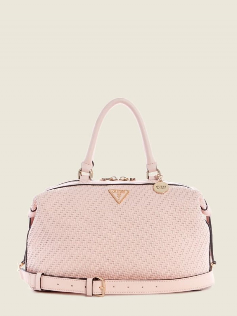 Guess Hassie Soho Kadın Satchel Çanta Pembe | 68523BGON