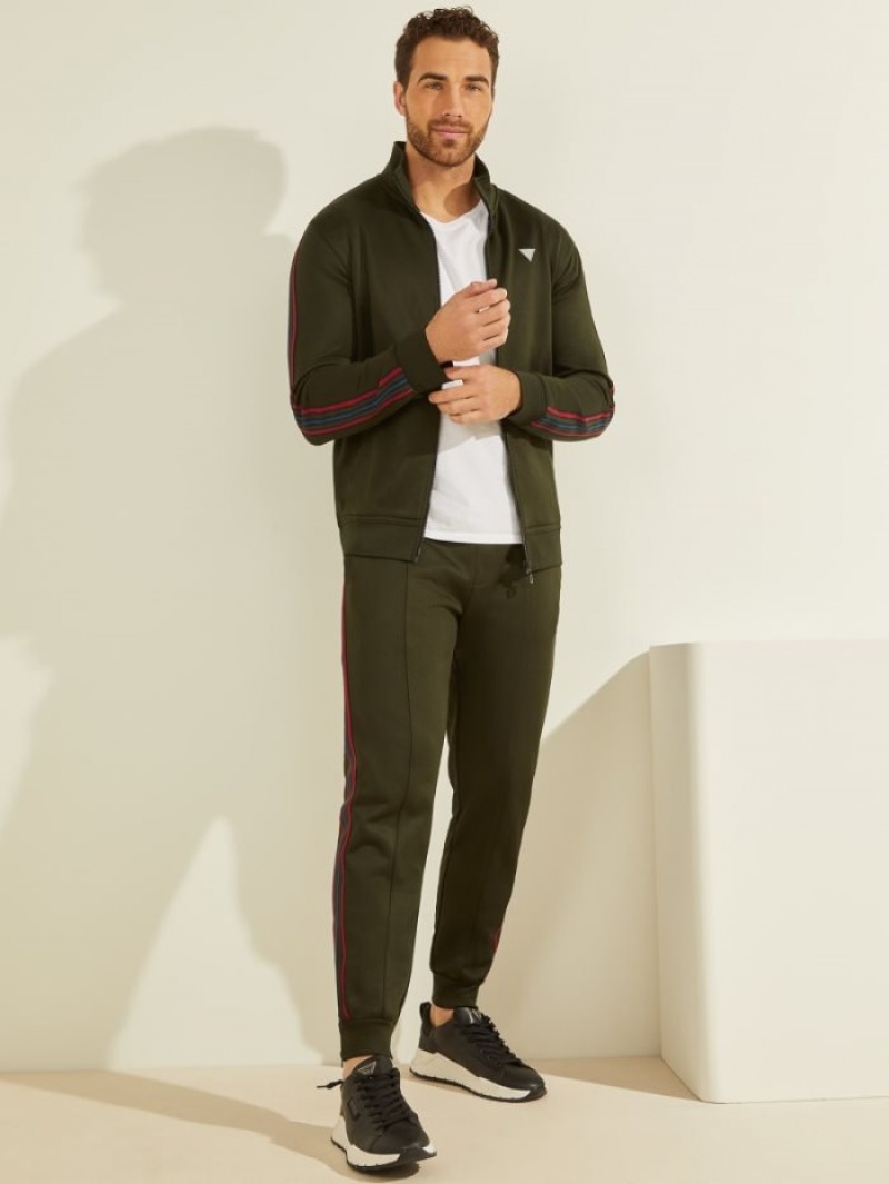 Guess Jeremy Parça Erkek Ceket Yeşil | 62807DUWZ