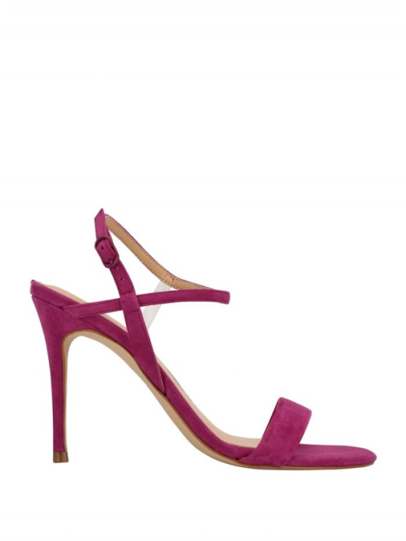 Guess Kabelle Kadın Topuklu Ayakkabılar Pembe | 09567YBLE