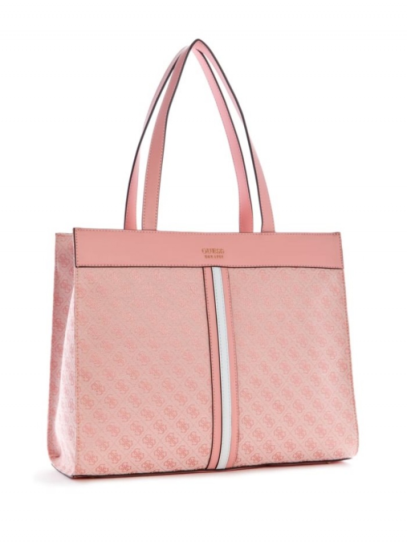 Guess Kasinta Large Kadın Tote Çanta Pembe | 70958BVKW