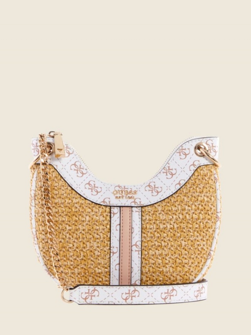 Guess Kasinta Raffia Kadın Mini Çanta Renkli | 72385TMHV