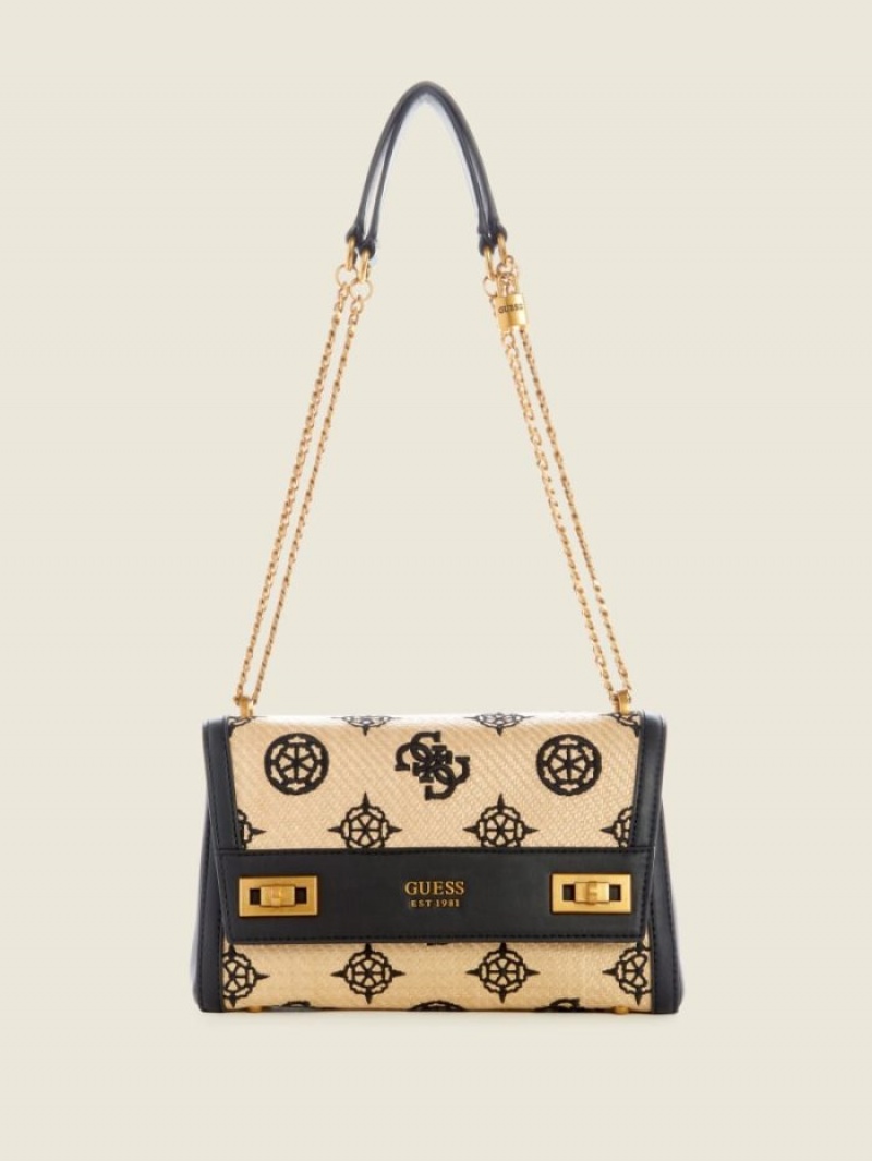 Guess Katey Flap Kadın Omuz Çantası Mavi | 26185HDIF