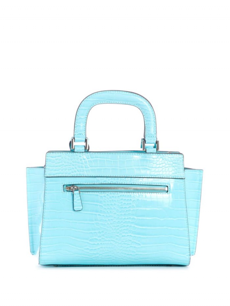Guess Katey Girlfriend Kadın Satchel Çanta Açık Turkuaz | 39418ZELV