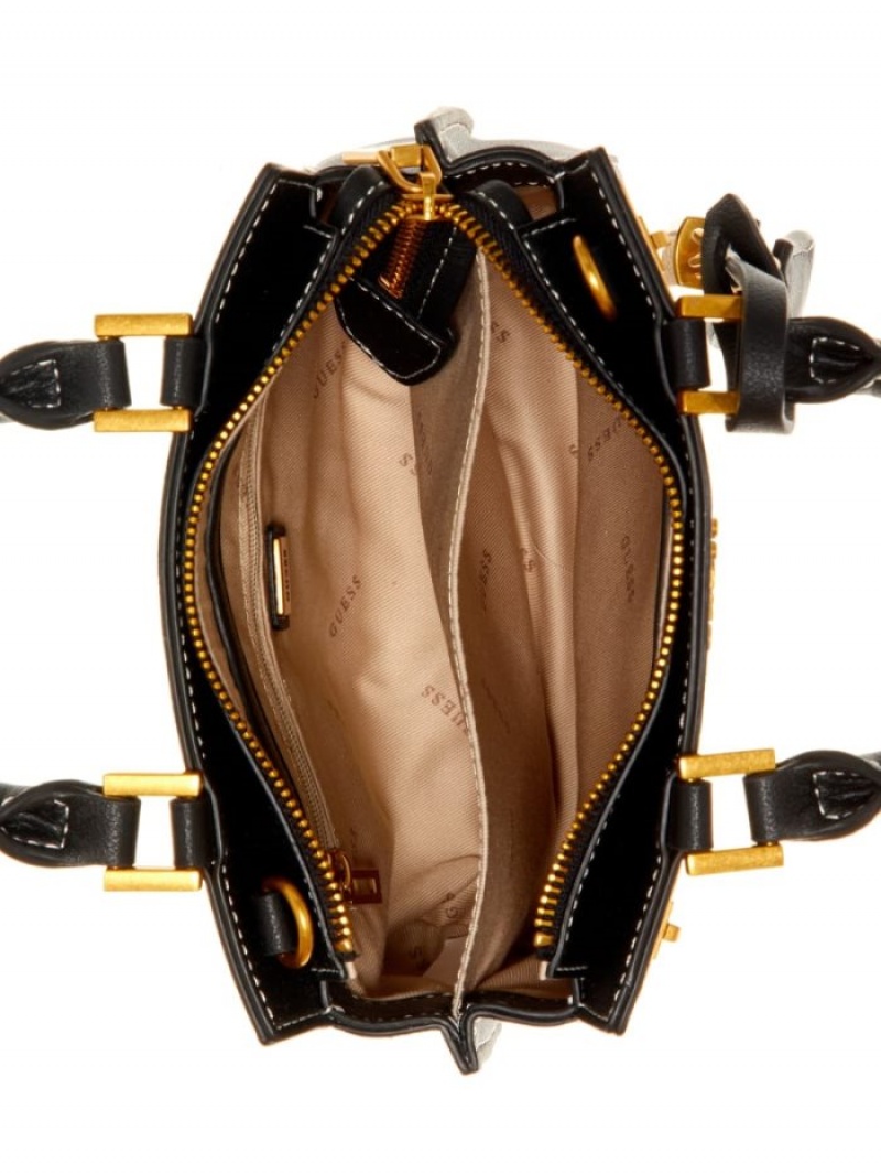 Guess Katey Kanvas Kadın Satchel Çanta Mavi | 80591BZGK