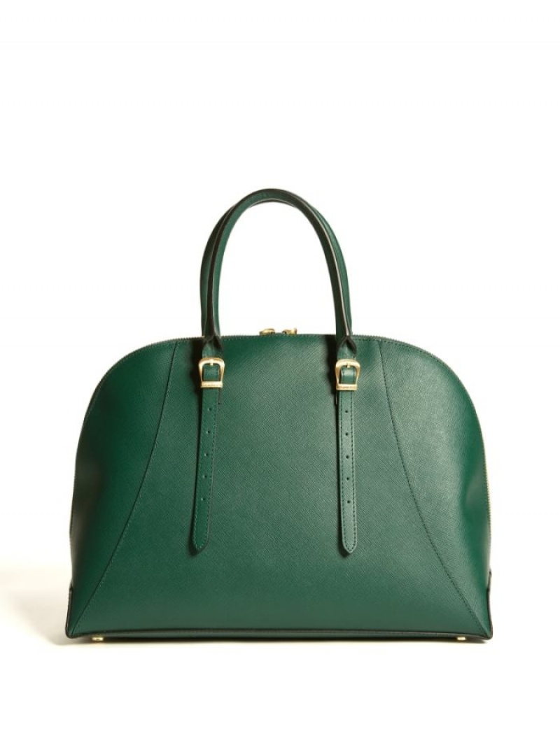 Guess Lady Luxe Dome Kadın Satchel Çanta Koyu Yeşil | 38617VPLM