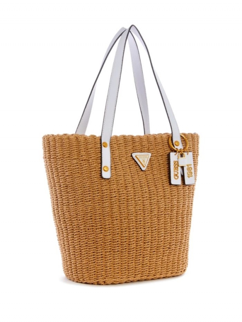 Guess Lilica Kadın Tote Çanta Beyaz | 40351EFYP