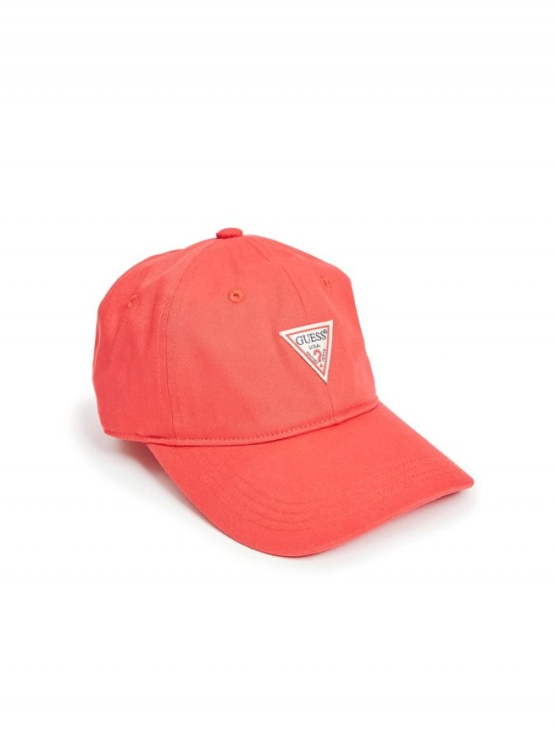 Guess Logo Baseball Kadın Şapkalar Kırmızı | 90485SOUA
