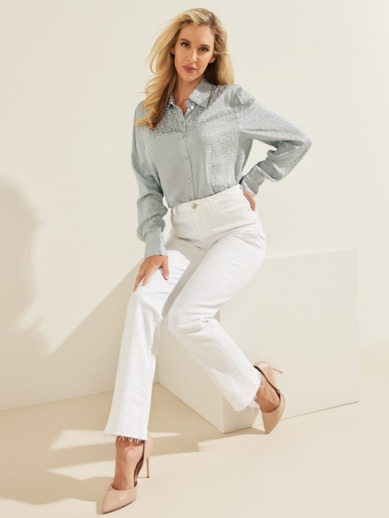 Guess Lola Logo Kadın Üstler Gri | 32598SOXG