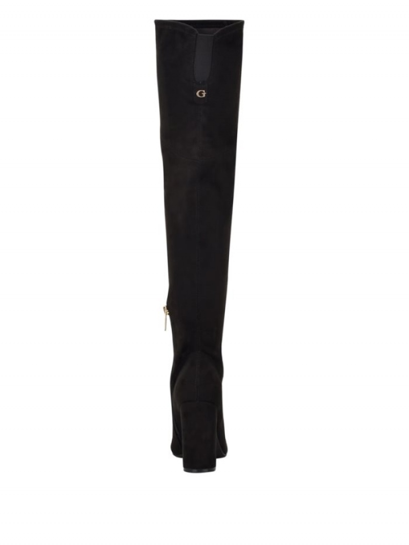 Guess Mireya Over-The-Knee Kadın Bot Siyah | 38710ENAZ