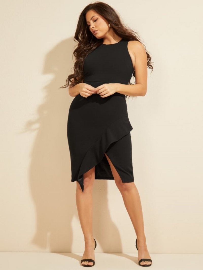 Guess Pasha Kadın Elbise Siyah | 79813QLGX