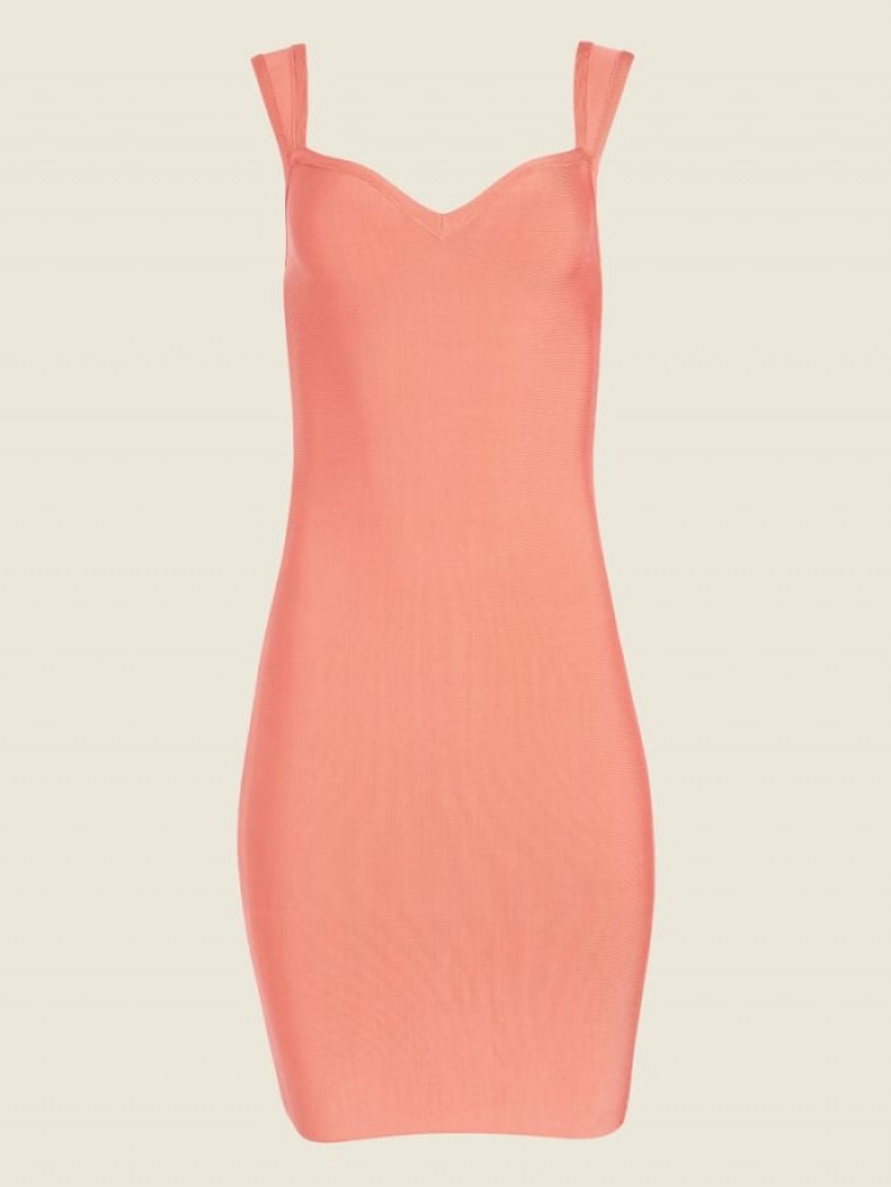 Guess Samara Bandage Kadın Elbise Mercan | 51923PNLU