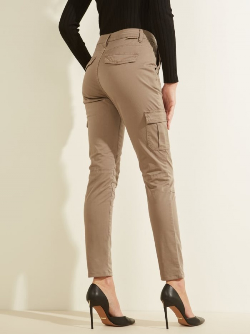 Guess Sexy Cargos Kadın Pantolon Yeşil | 85164SRHC