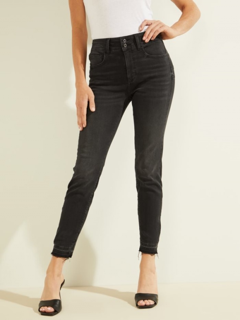 Guess Shape Up Sıska Kadın Pantolon Siyah | 43920DFML