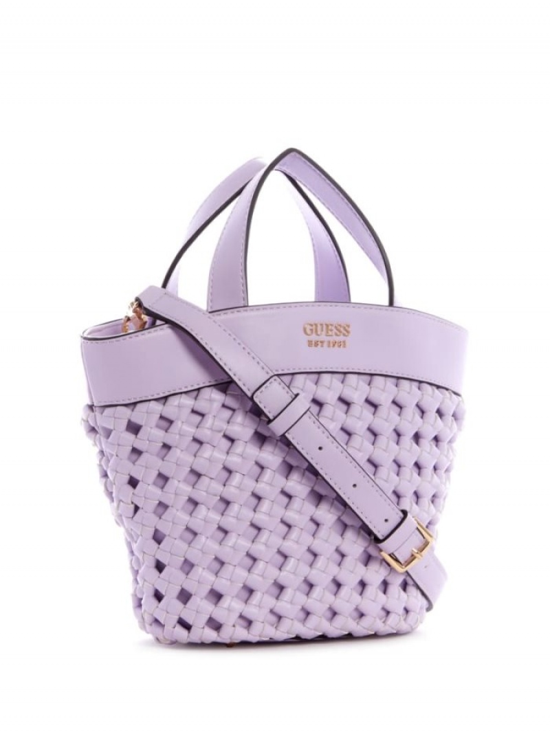 Guess Sicilia Kadın Mini Çanta Mor | 34920OAWU