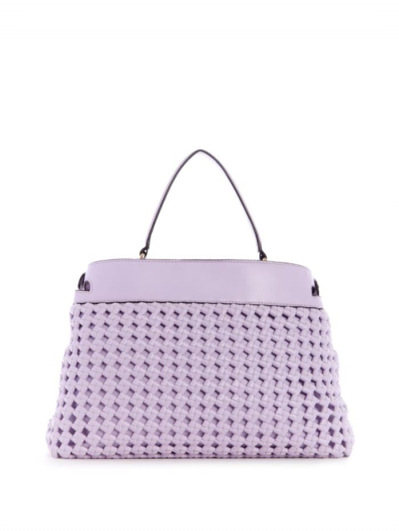 Guess Sicilia Kadın Satchel Çanta Mor | 74905DPYH