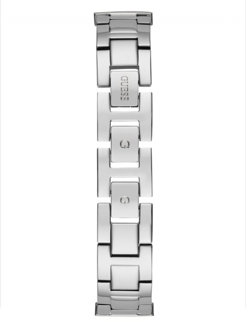 Guess Silver-Tone Analog Kadın Saat Gümüş | 92468XVGY