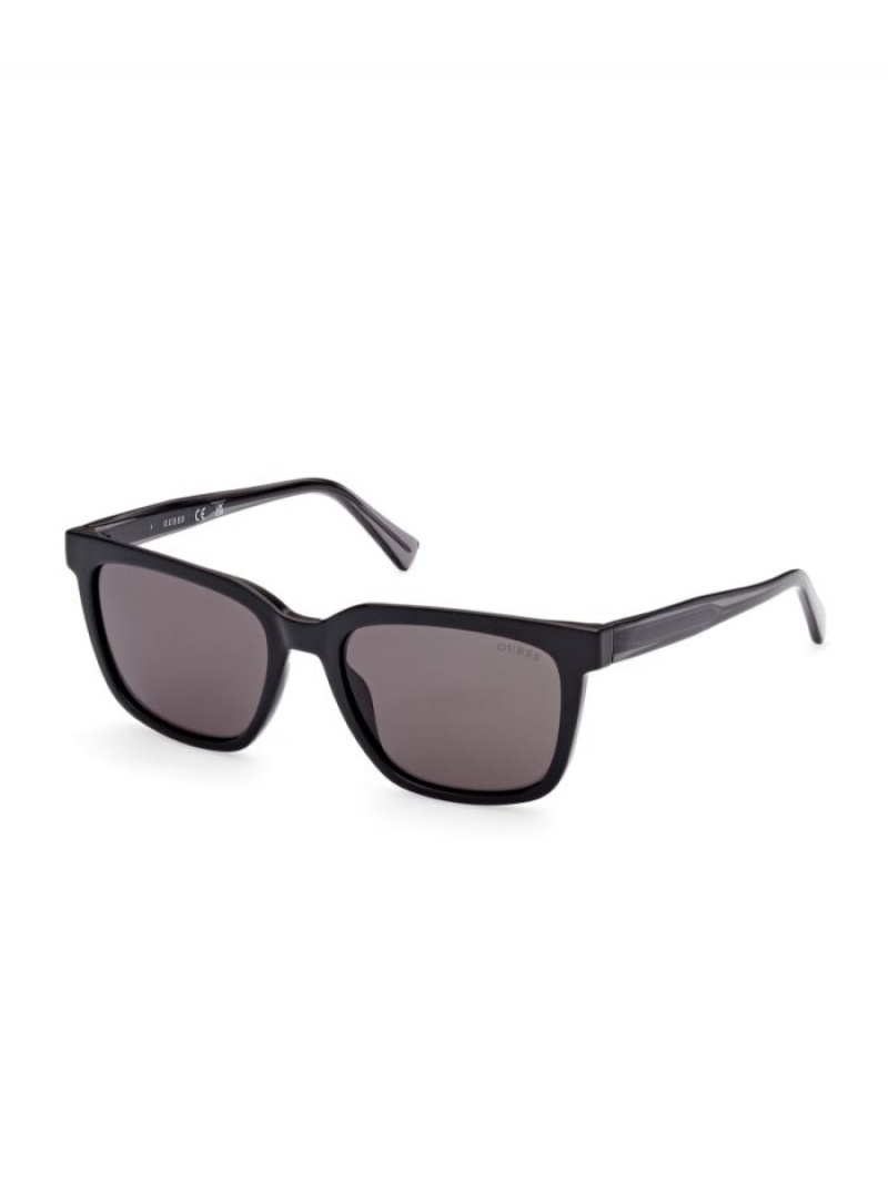 Guess Square Erkek Güneş Gözlüğü Siyah | 69703WADU