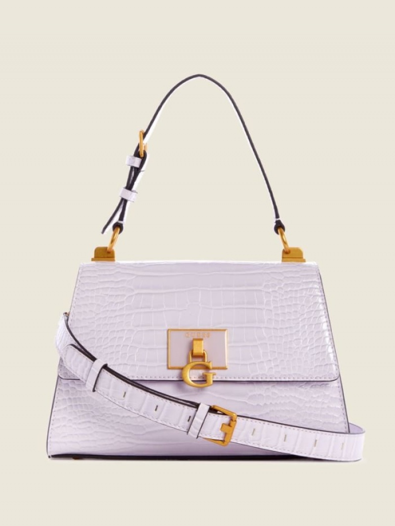 Guess Stephi-Handle Kadın Satchel Çanta Mor | 64850SELB