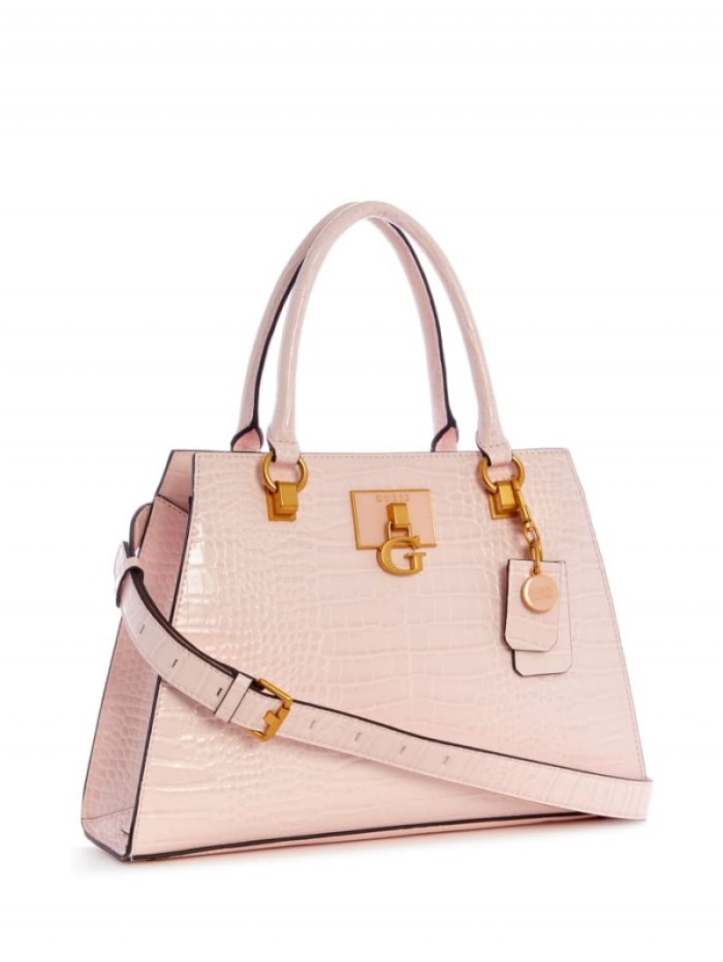 Guess Stephi Girlfriend Kadın Satchel Çanta Pembe | 25019CMEJ
