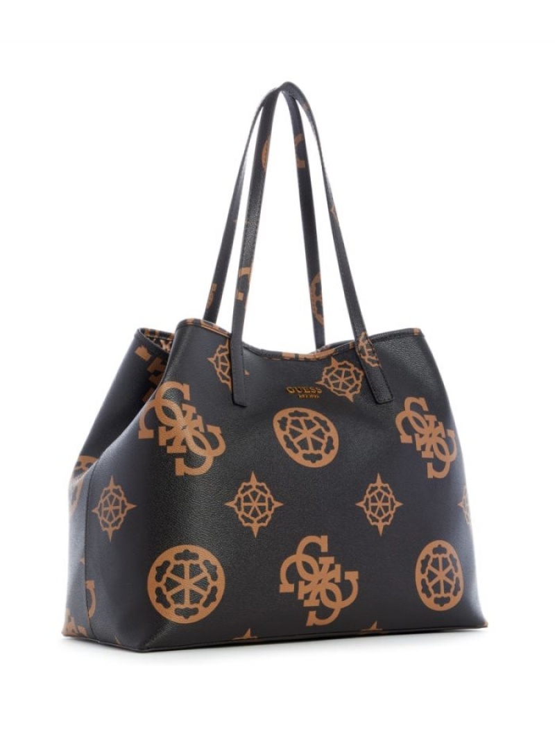 Guess Vikky Logo Large Kadın Tote Çanta Renkli | 29140IUBX